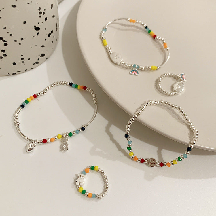 Smiling Cloud Rainbow Bracelet