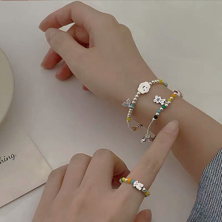 Smiling Cloud Rainbow Bracelet
