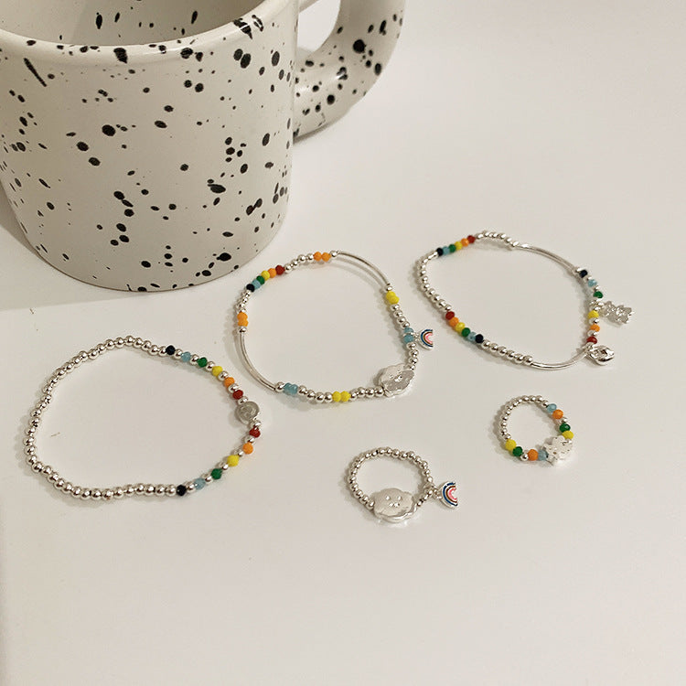 Smiling Cloud Rainbow Bracelet