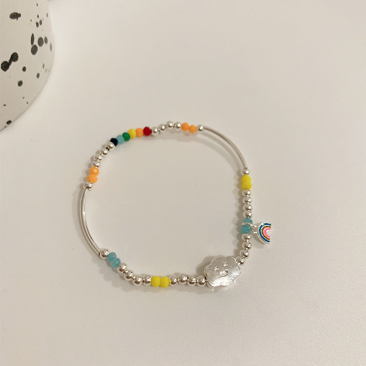 Smiling Cloud Rainbow Bracelet