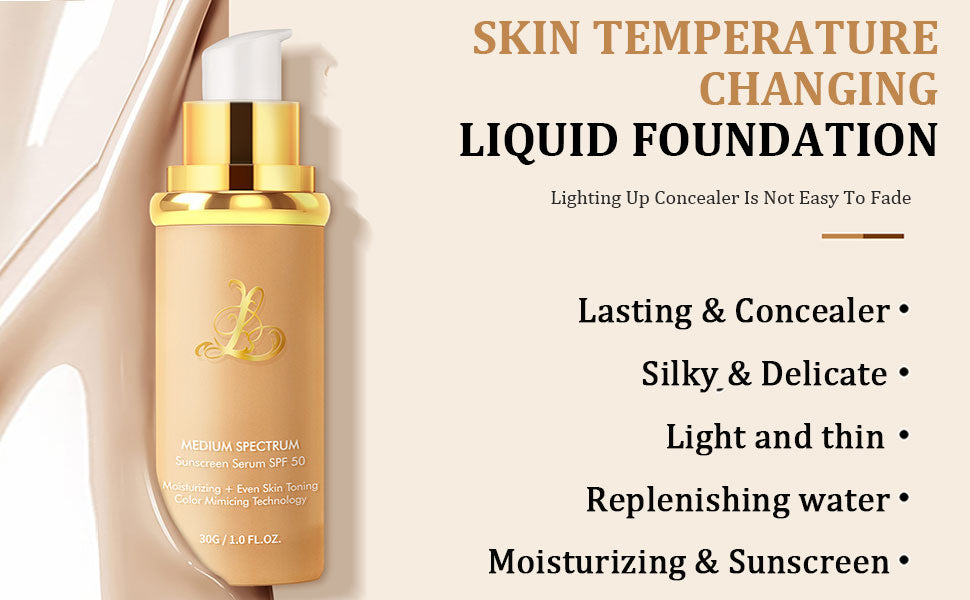 New Year's Special 80% OFF Last Day🔥 4 in 1 Color Changing Foundation SPF 50