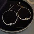Moissanite Bracelet - Adjustable Length with Gift Box