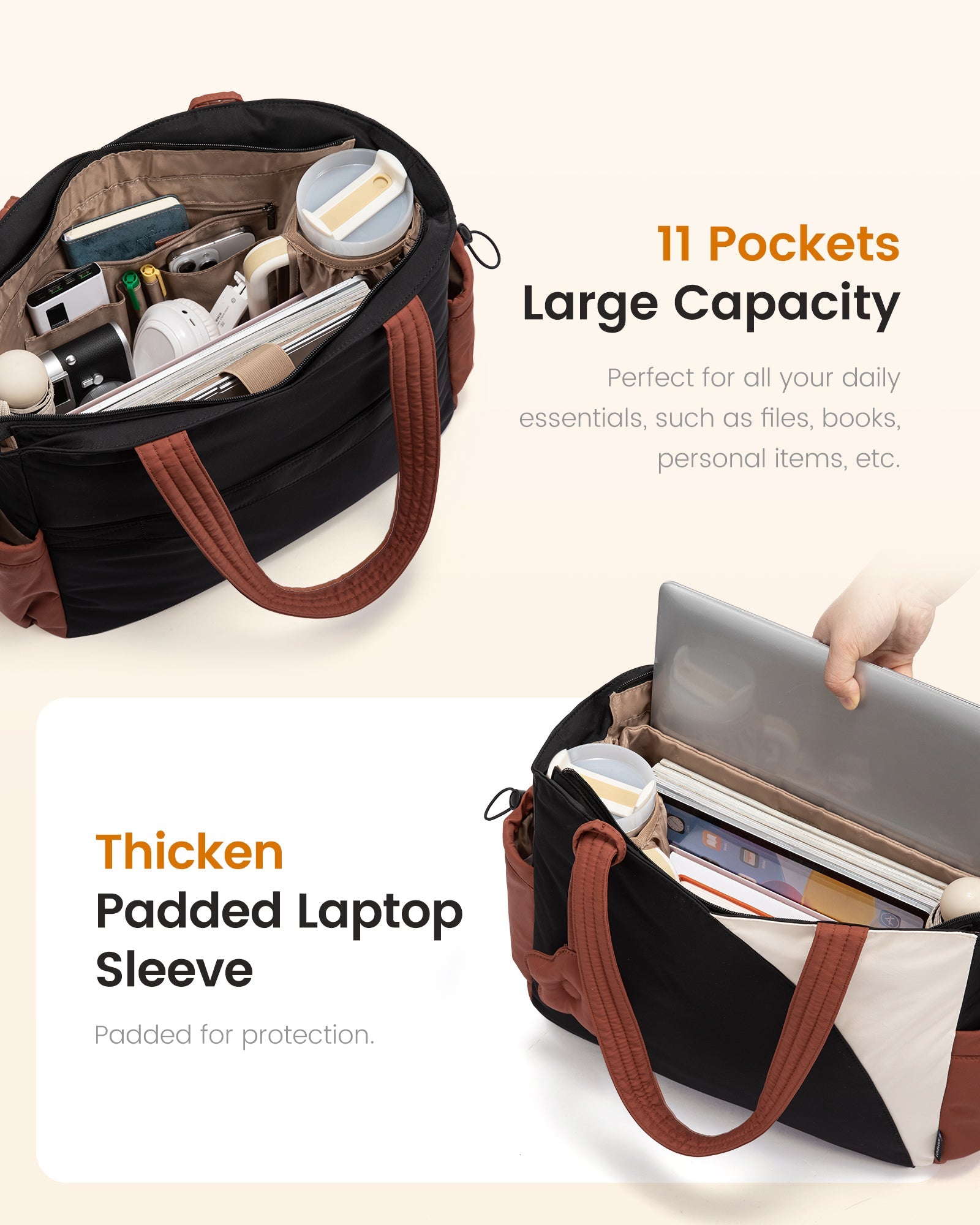 Puffer Work Bag, 15.6" 17.3"