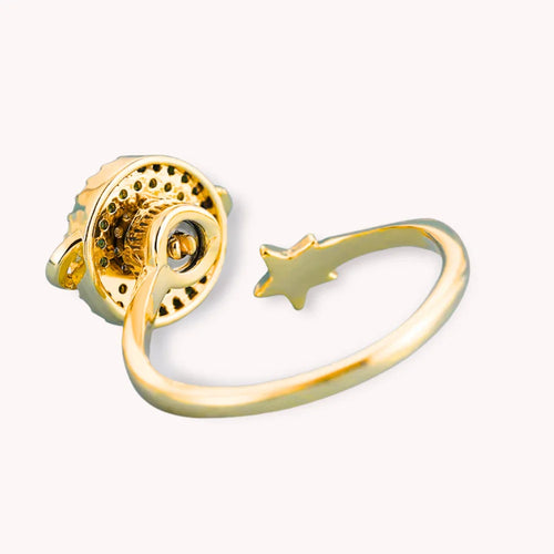 Adjustable Stainless Steel Anxiety Ring