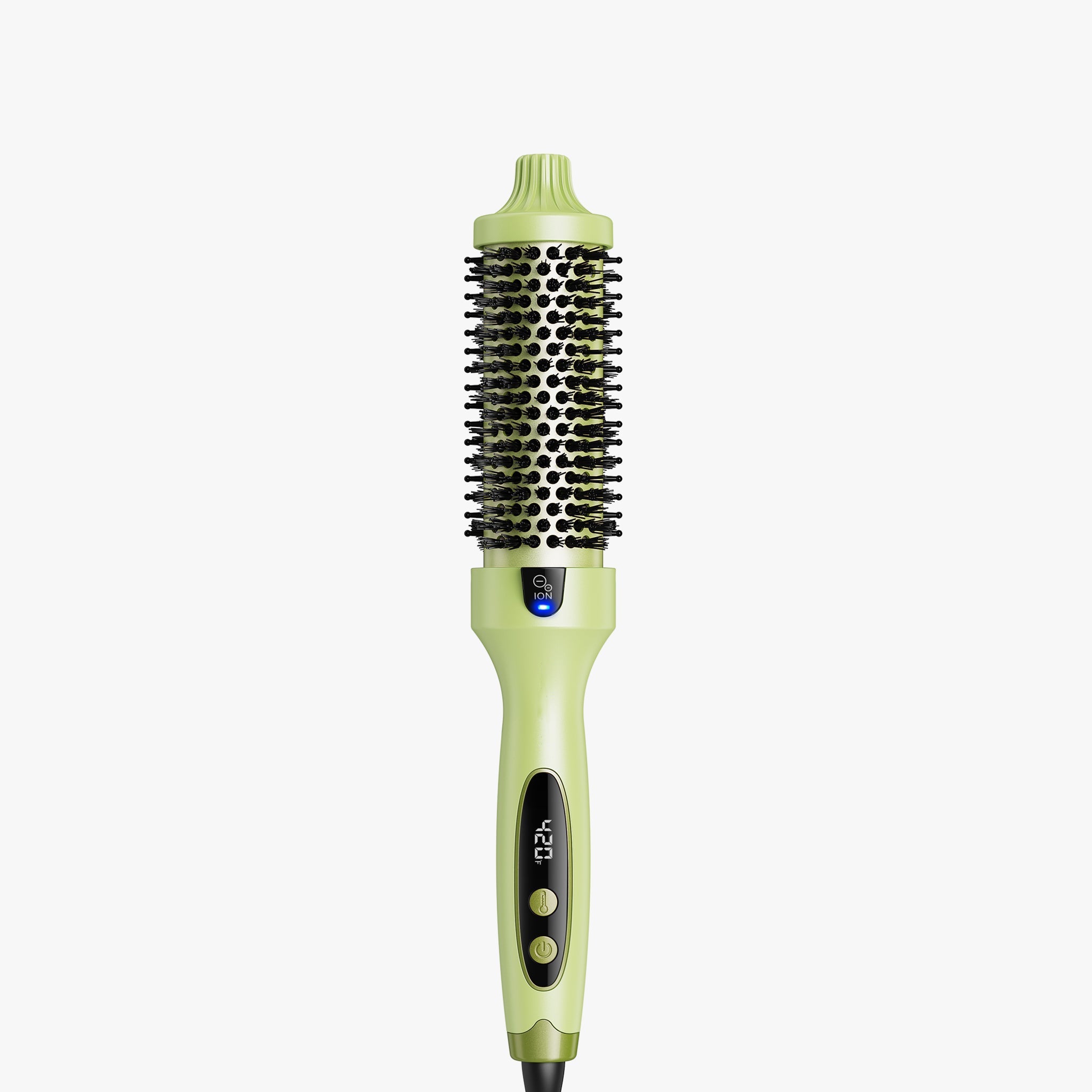 Thorntons vip beauty Thermal Blowout Brush – 1.5″ Ceramic Tourmaline Barrel, 5‑Heat Settings, Dual Voltage, Ionic Frizz Control