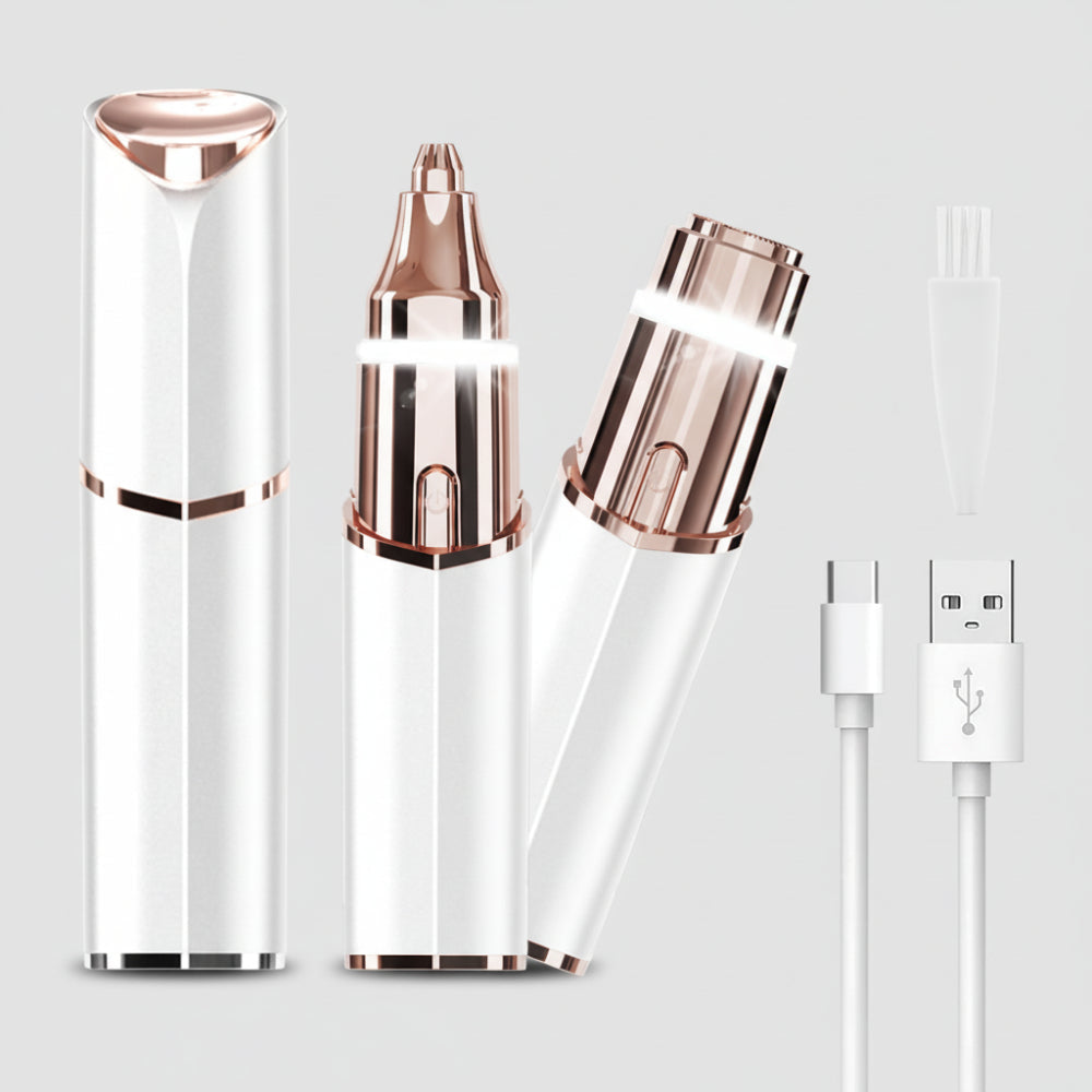 Facial Hair Remover Electric Eyebrow Trimmer Travel Shaver
