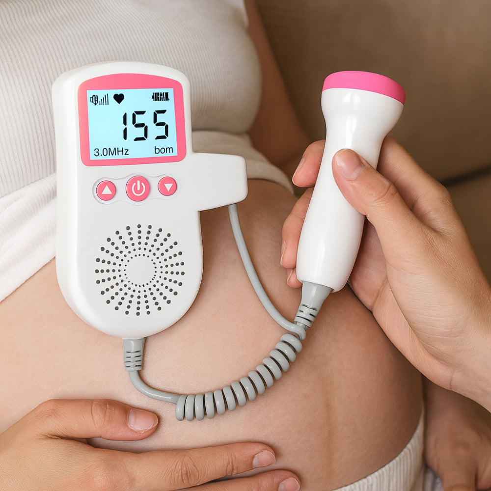 Fetal Doppler Heart Rate Monitor Portable Baby Listening Device