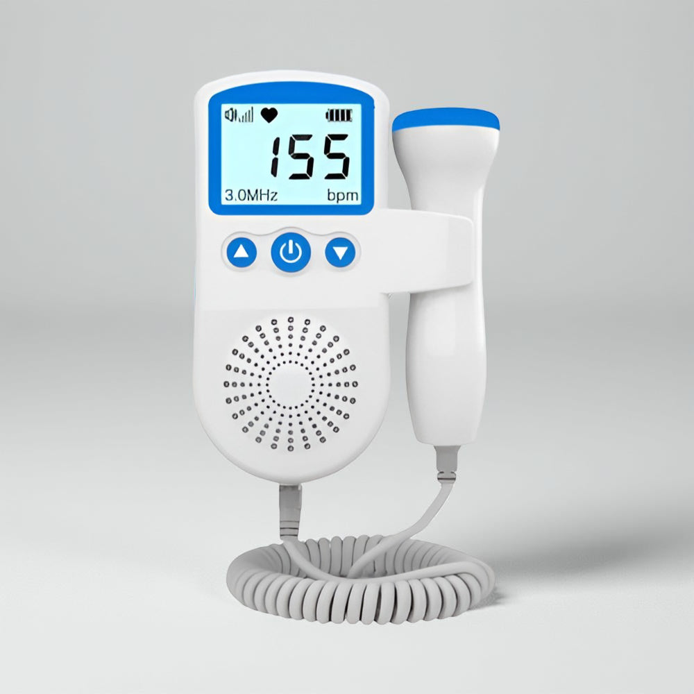 Fetal Doppler Heart Rate Monitor Portable Baby Listening Device