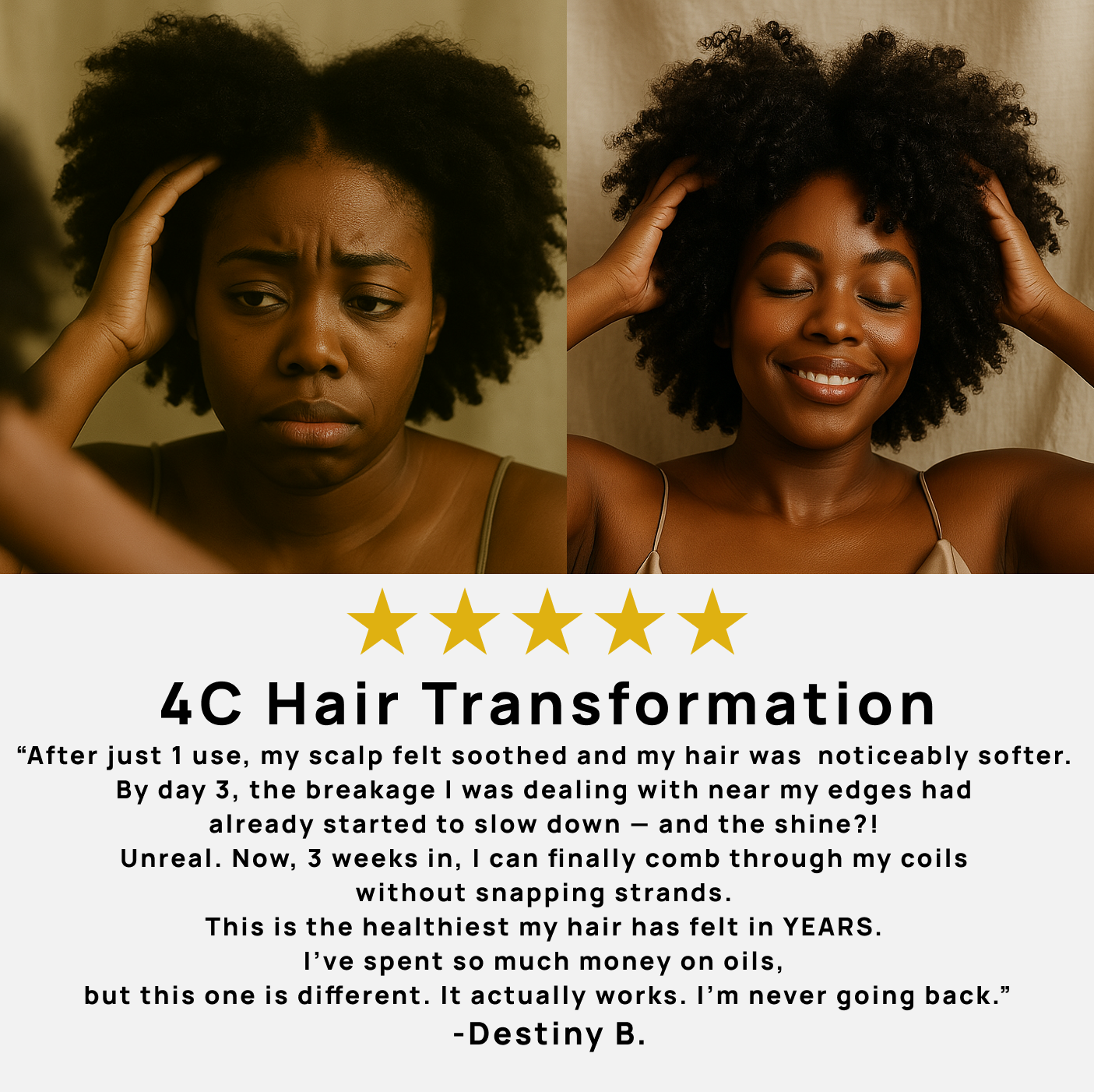 Thorntons vip beauty™ Batana Hair Growth Oil – 100% Unrefined Natural Formula for Thicker, Fuller Hair | 120ml