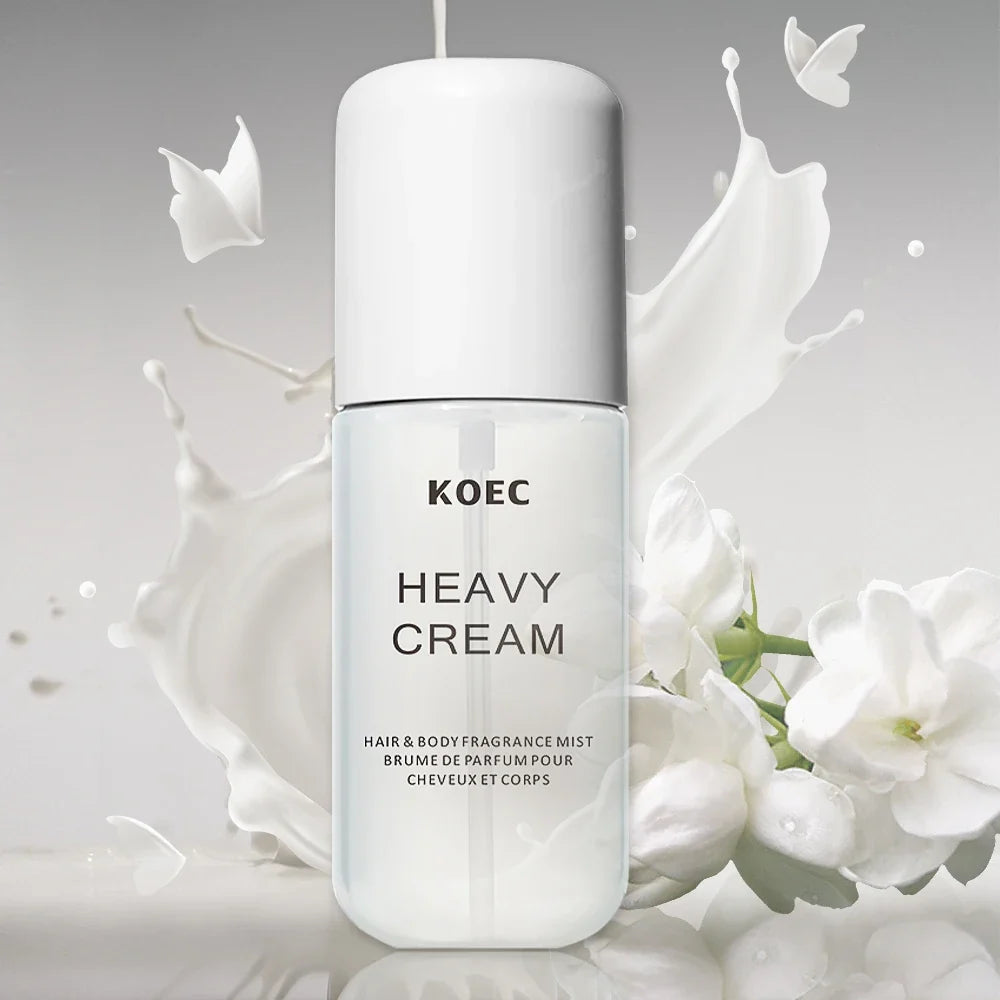 Heavy Cream Scented Perfume Body Mist for Men and Women - Long-Lasting Fresh Fragrance Spray - Luxury Deodorizing Body Mist - 50ml