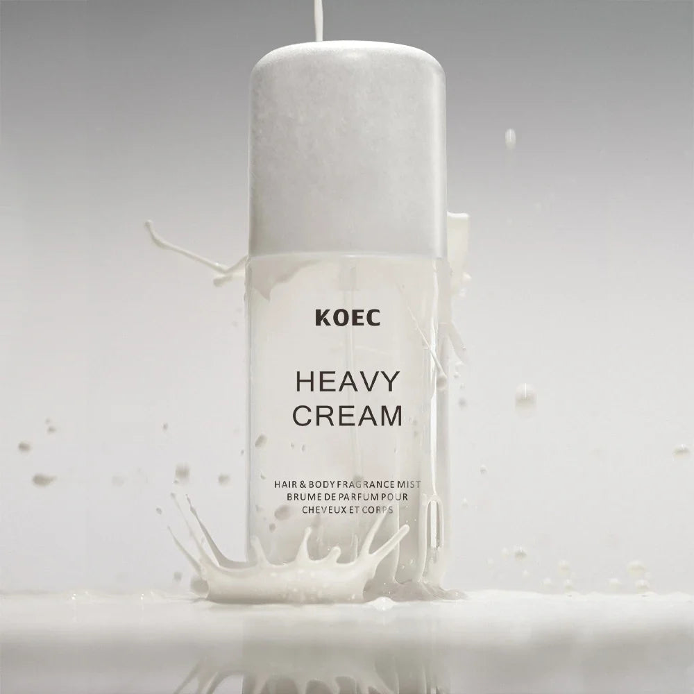 Heavy Cream Scented Perfume Body Mist for Men and Women - Long-Lasting Fresh Fragrance Spray - Luxury Deodorizing Body Mist - 50ml