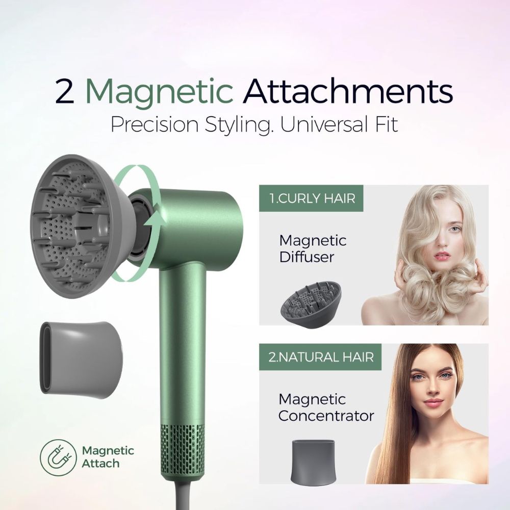 Hair Dryer Ionic Professional High Speed Lightweight Styling Tool