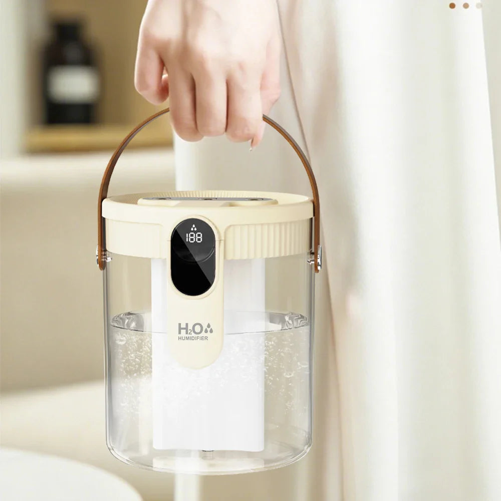Portable Ultrasonic Air Humidifier and Aromatherapy Diffuser with 1.4L Top Fill Tank - Quiet USB Powered Mist Maker for Home, Office, and RV