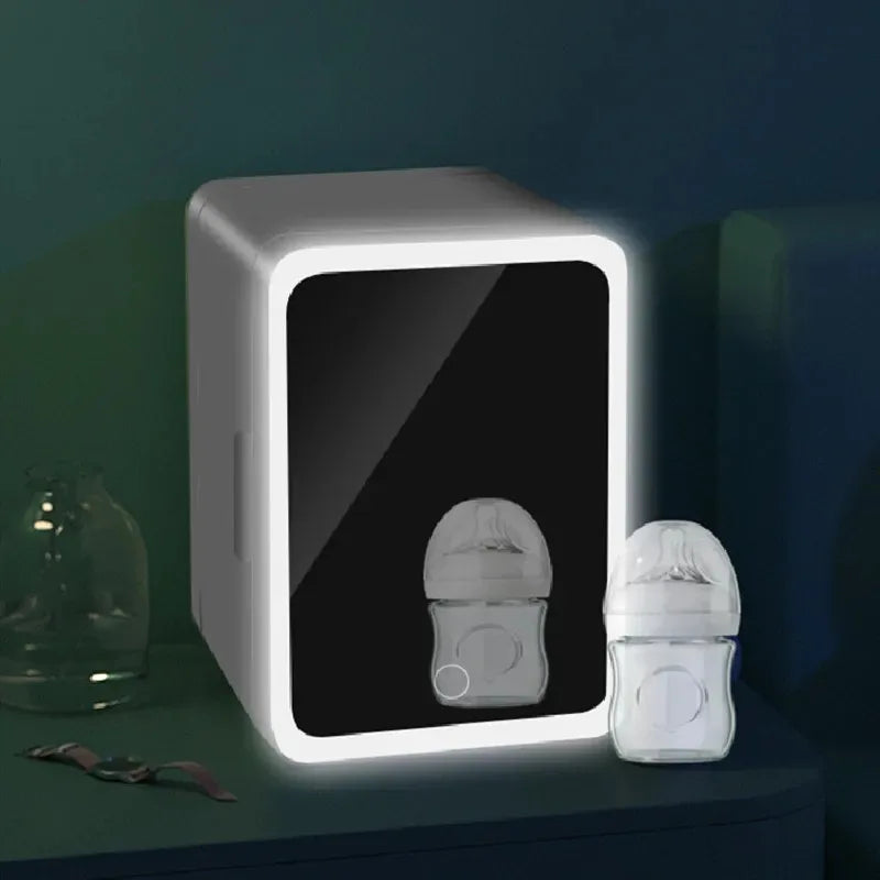 Thorntons vip beauty™ 4L Mini Makeup Fridge – Portable Beauty Skincare Cooler & Warmer for Bedroom, Car, Office & Dorm – Compact Cosmetic Refrigerator
