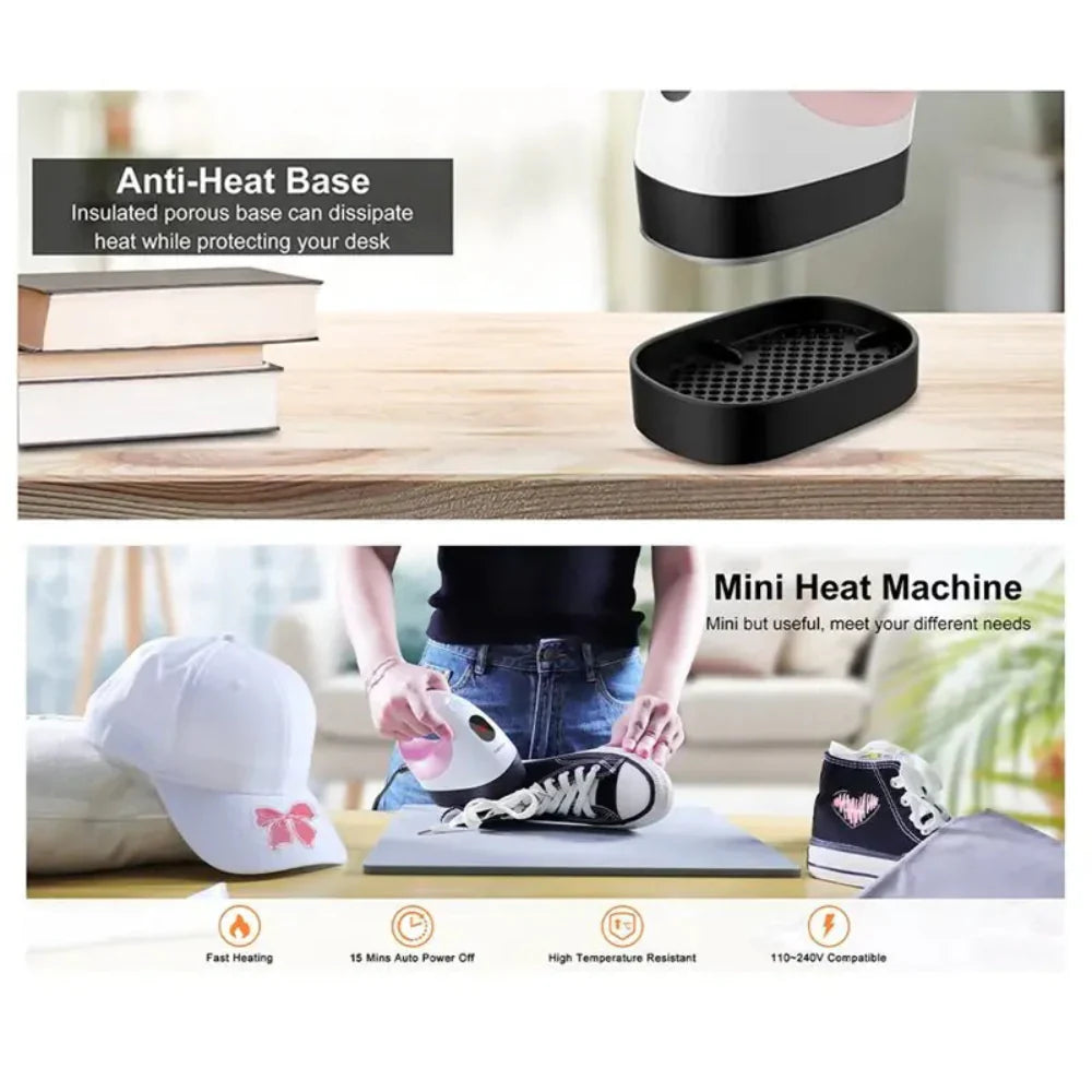 Heat Press Mini Portable Handheld Iron Machine