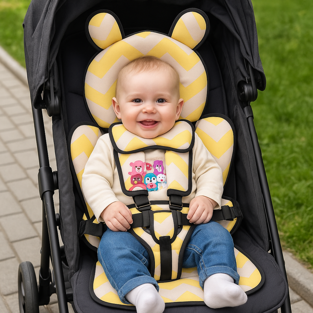 Portable Baby Travel Seat Harness Lightweight Foldable Safety Chair