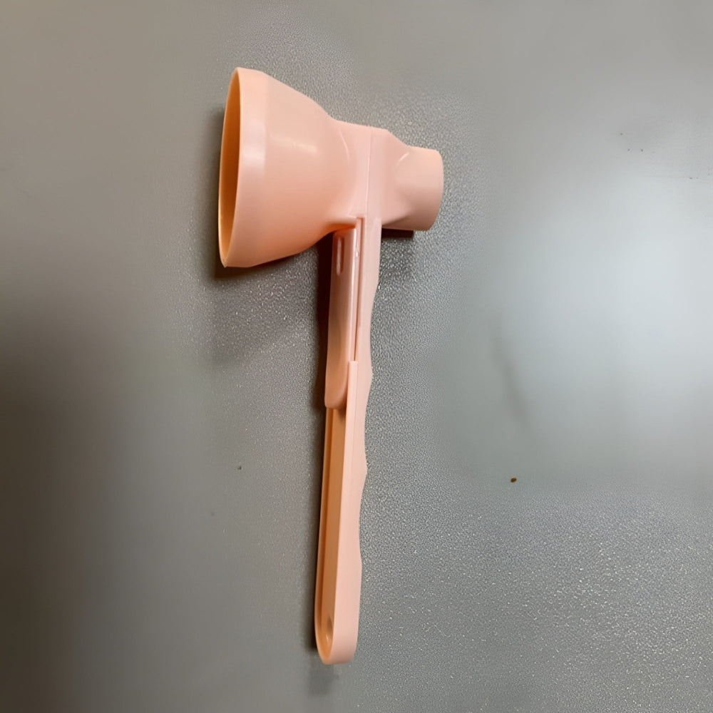 Powder Scoop Funnel Sliding Plastic Measuring Tool