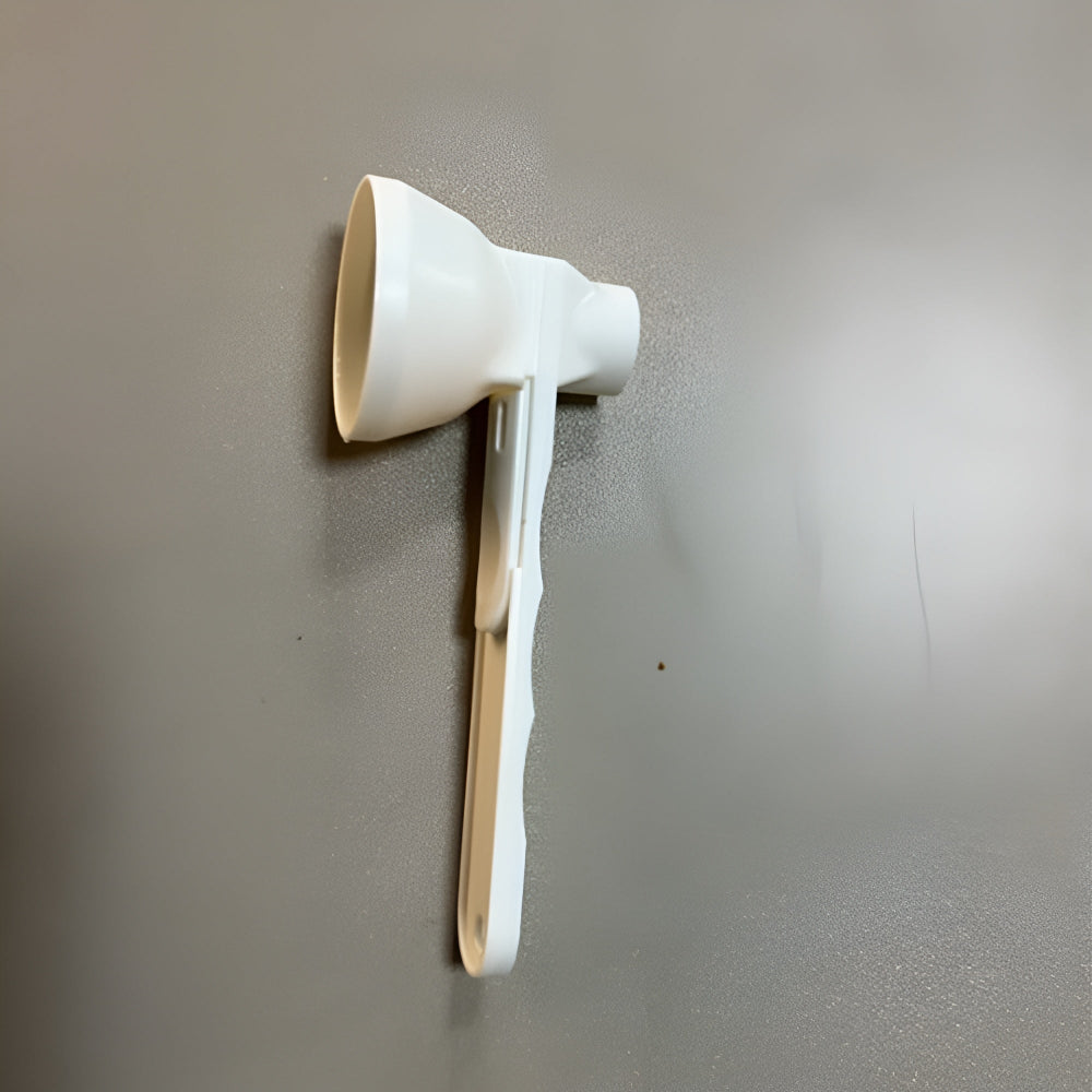 Powder Scoop Funnel Sliding Plastic Measuring Tool