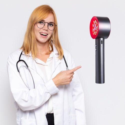 Avichic Red and Blue Light Therapy Handheld Device