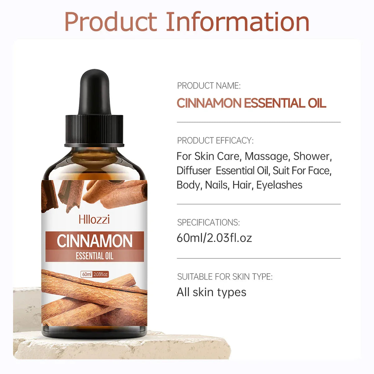 Thorntons vip beauty™ Cinnamon Essential Oil – 100% Pure Plant Oil for Aromatherapy, Diffusers, Humidifiers & Relaxation