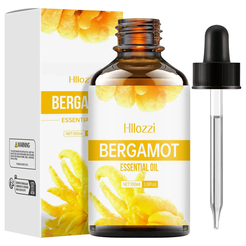 Thorntons vip beauty™ Bergamot Essential Oil – Premium Pure Oil for Hair Care, Skin, Aromatherapy Diffusers, Massage & Humidifiers