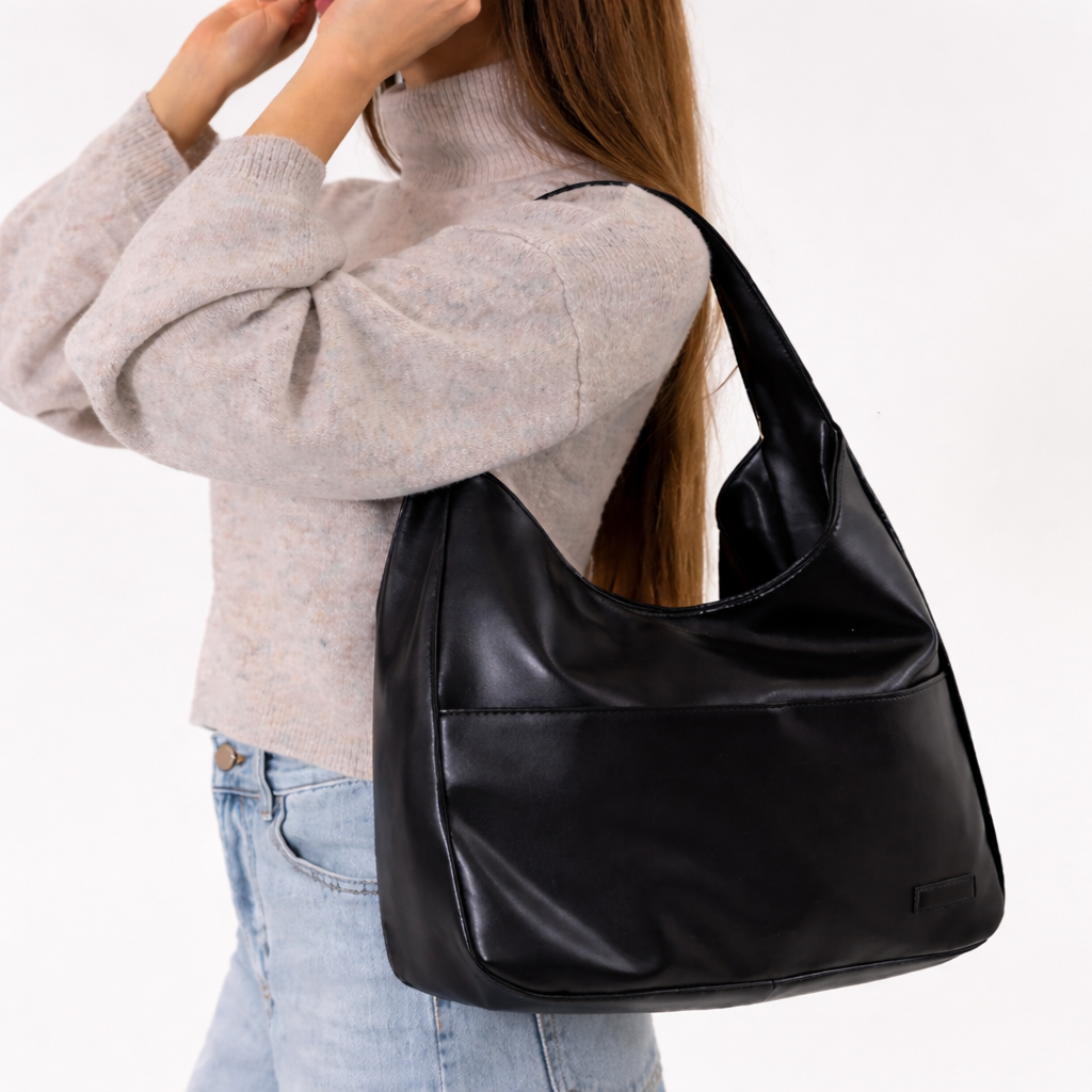 Shoulder Bag Minimalist Soft Finish Slouchy Everyday Carry