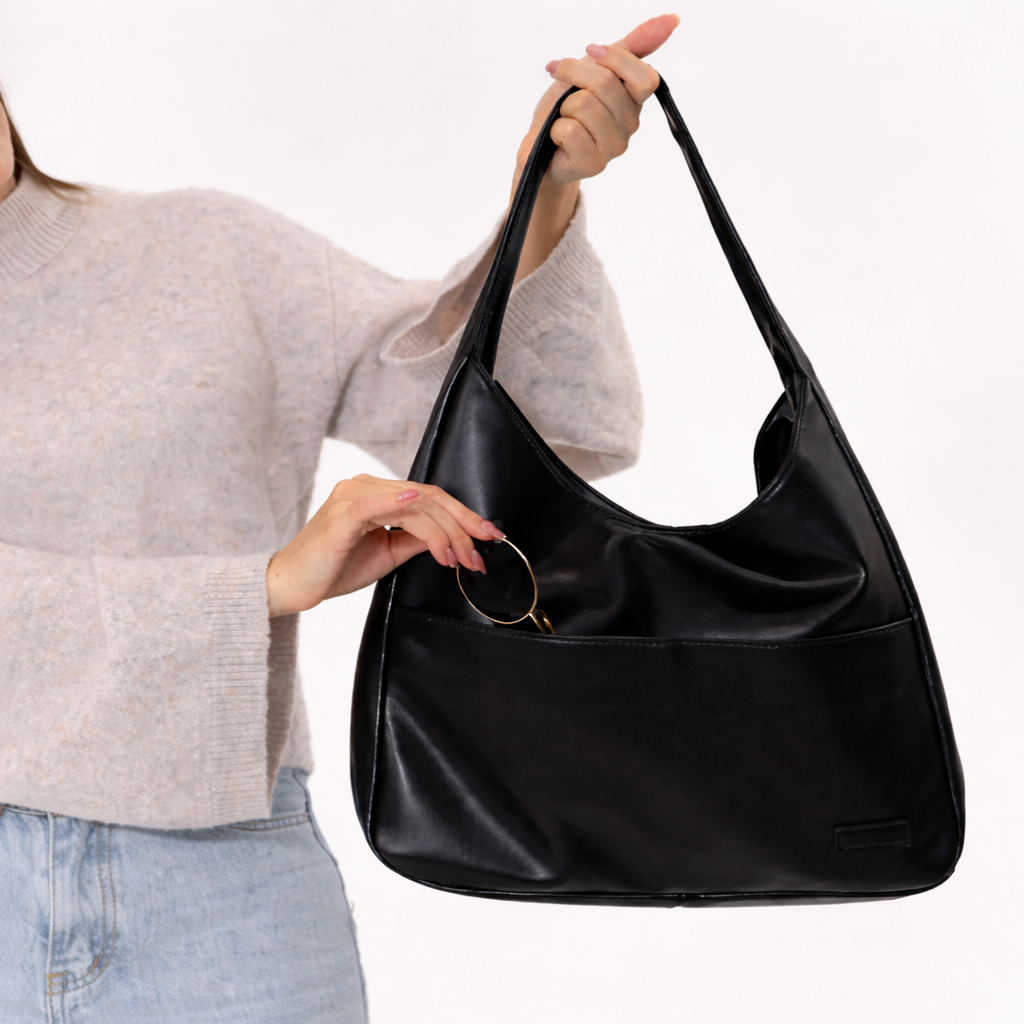 Shoulder Bag Minimalist Soft Finish Slouchy Everyday Carry