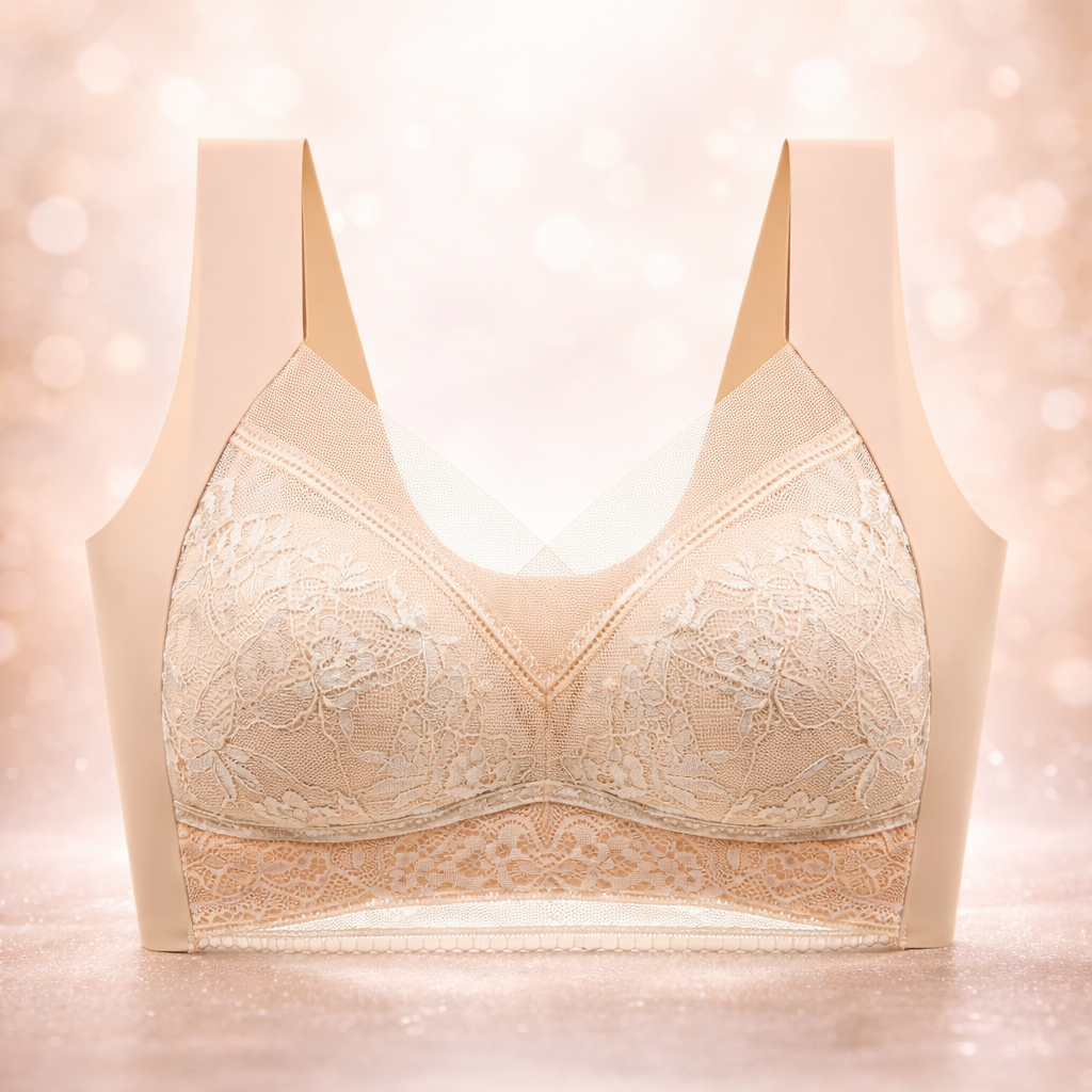 Women's Sports Lace Bralette Wireless Supportive Bra