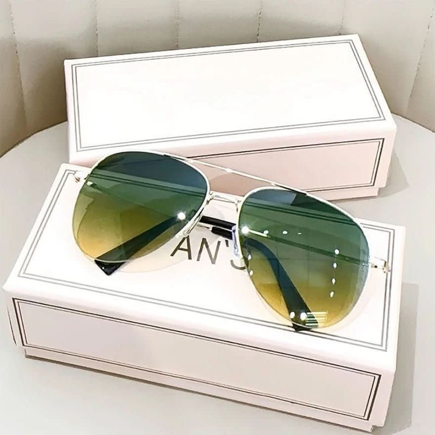 AEROVIEW SHADES – Gradient Pilot Sunglasses with UV400 Protection for Men