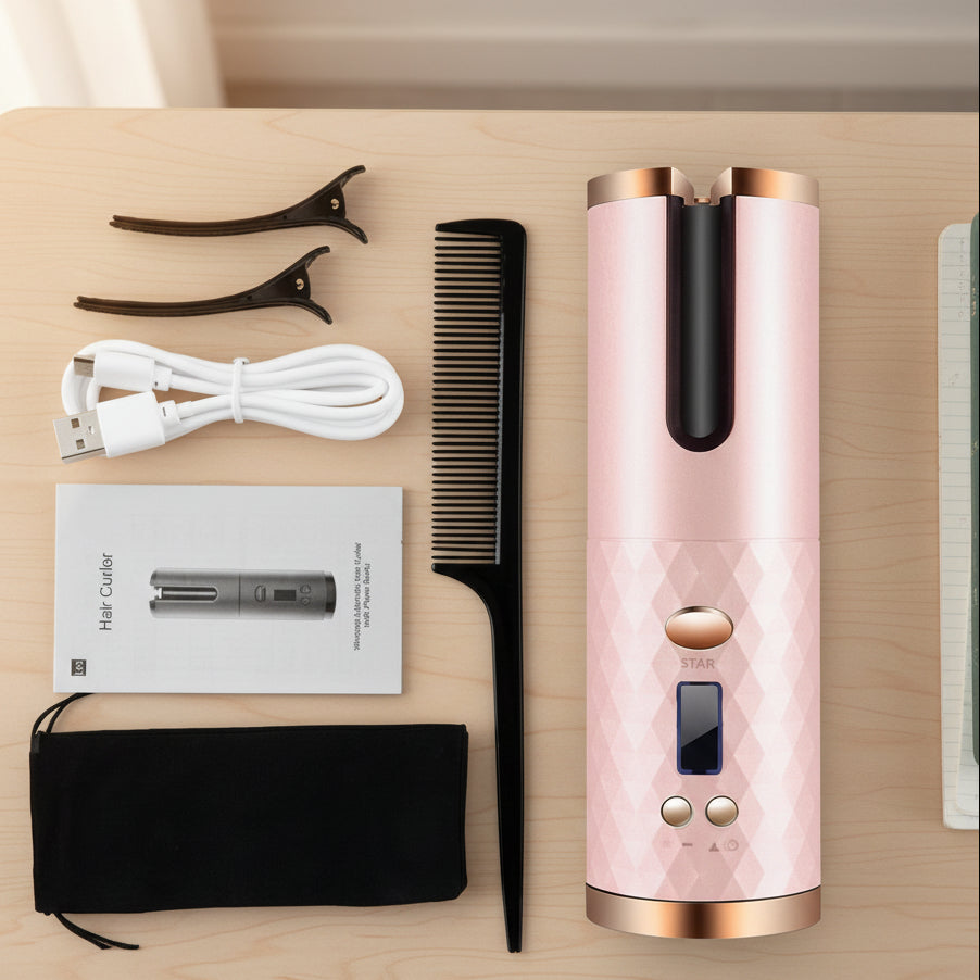 CURLMASTER – Wireless Automatic Curling Iron for Effortless Curls Anywhere