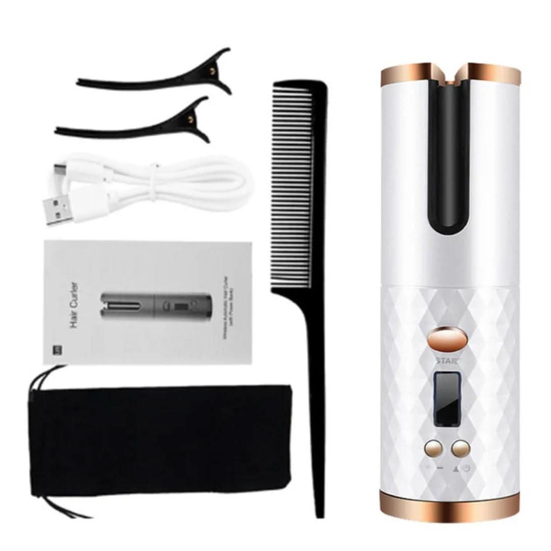 CURLMASTER – Wireless Automatic Curling Iron for Effortless Curls Anywhere