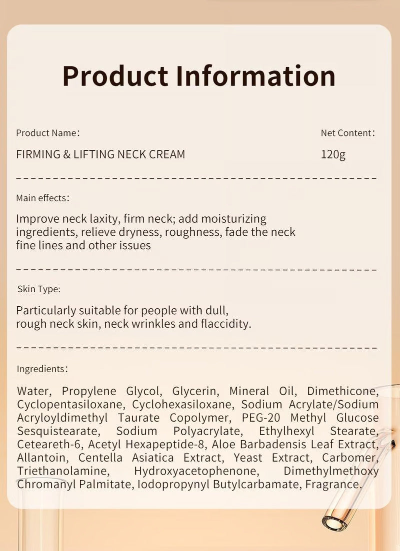 Neck Firming Cream