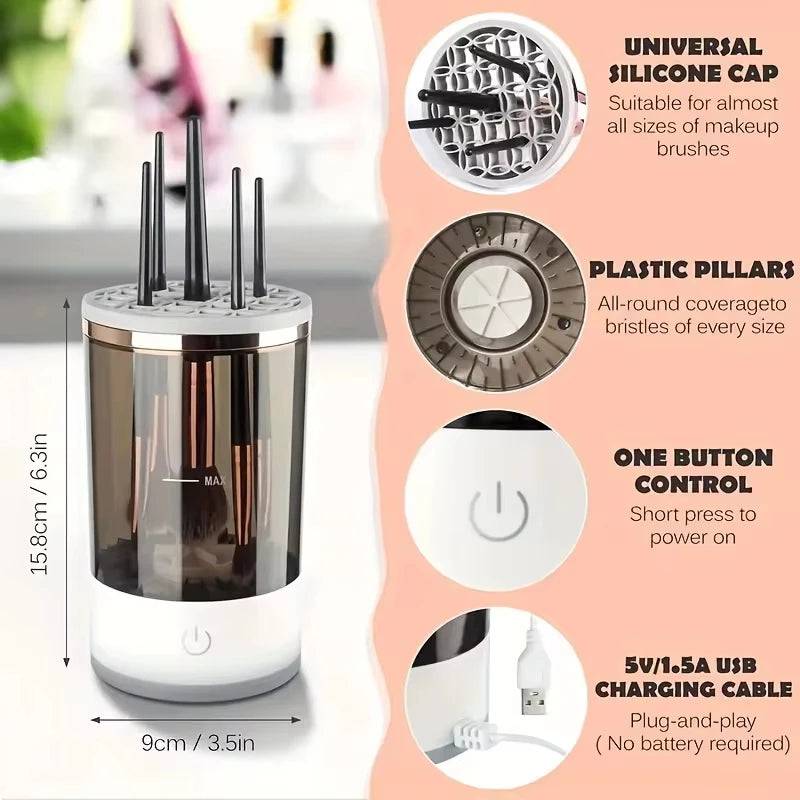 Electric Makeup Brush Cleaner Machine