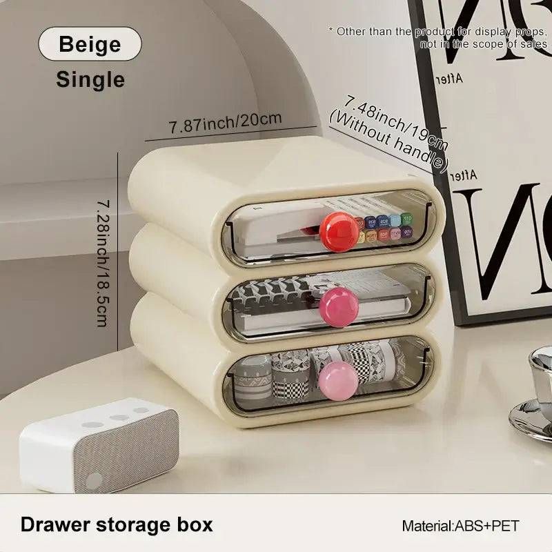 Removable Drawer Cosmetics Storage Cabinet