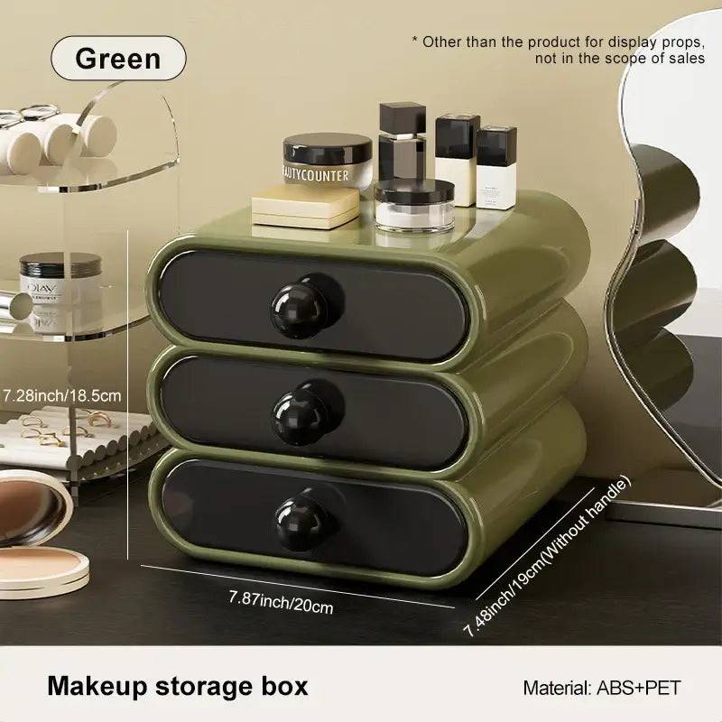 Removable Drawer Cosmetics Storage Cabinet