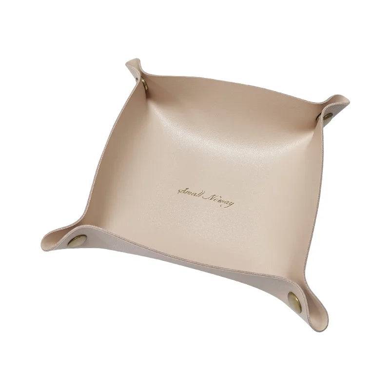 Nordic Leather Storage Tray - Stylish Desk and Home Organiser