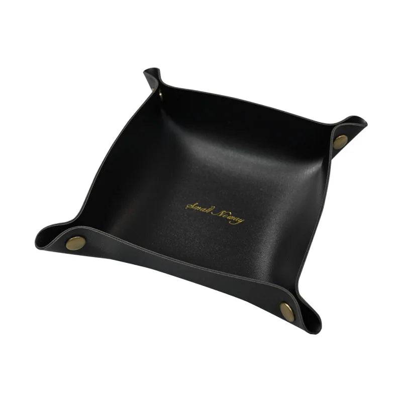 Nordic Leather Storage Tray - Stylish Desk and Home Organiser