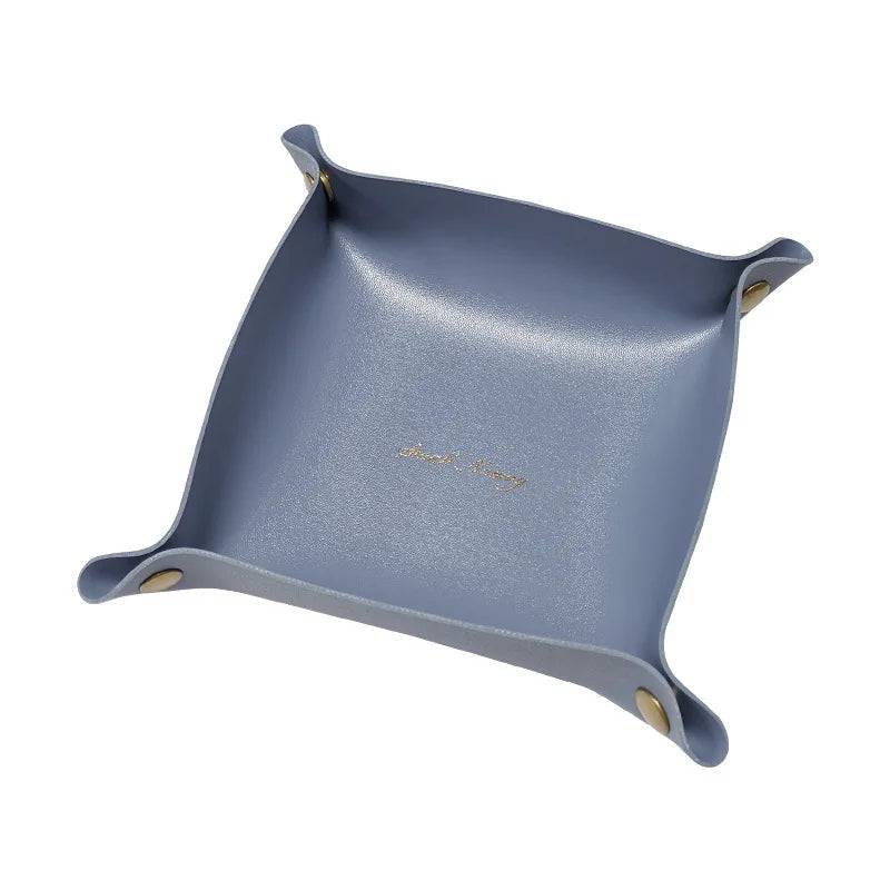 Nordic Leather Storage Tray - Stylish Desk and Home Organiser