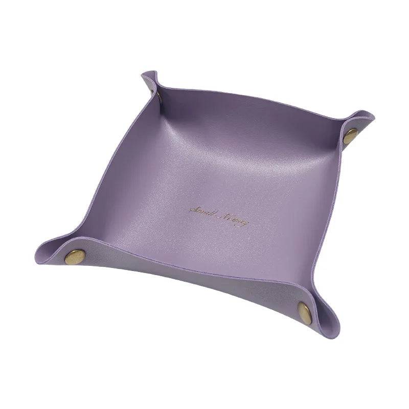 Nordic Leather Storage Tray - Stylish Desk and Home Organiser
