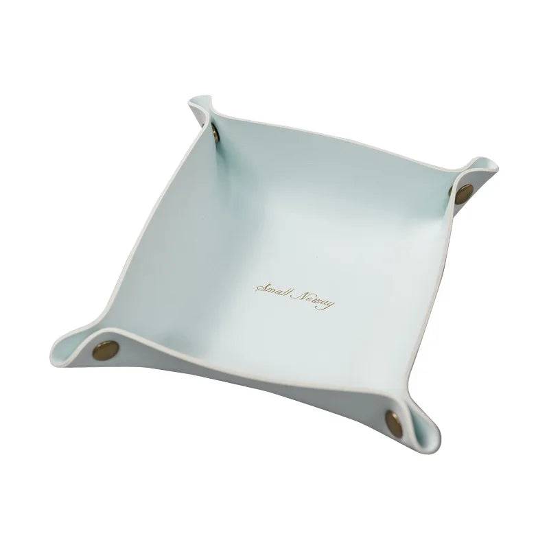 Nordic Leather Storage Tray - Stylish Desk and Home Organiser