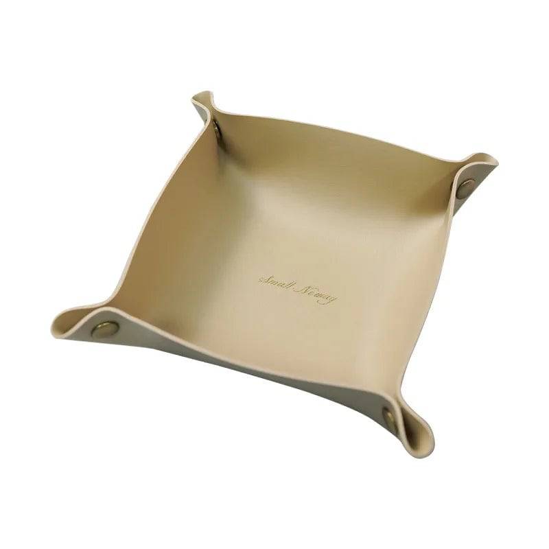 Nordic Leather Storage Tray - Stylish Desk and Home Organiser
