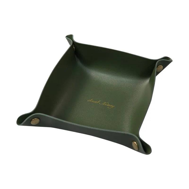 Nordic Leather Storage Tray - Stylish Desk and Home Organiser