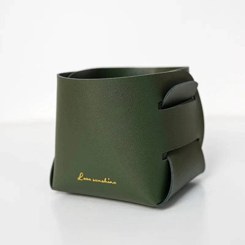 Creative PU Leather Storage Box Multifunctional Organiser