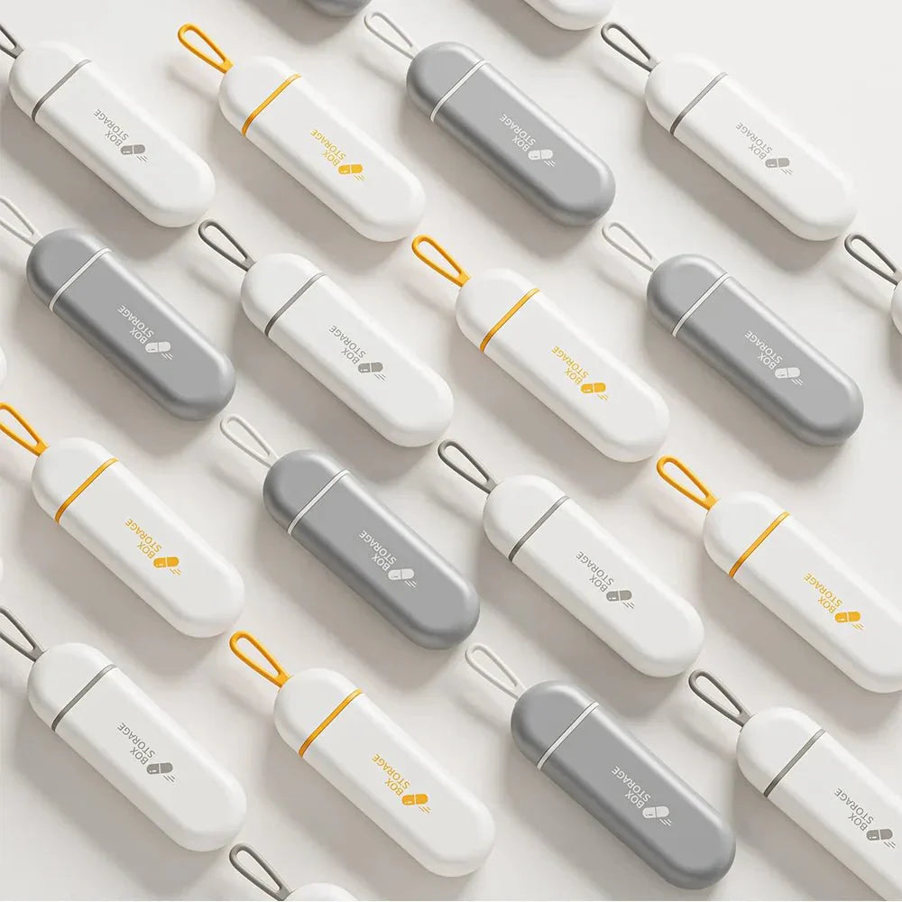 PILLTRIP – Travel Container Case Pill Box with Compact Size