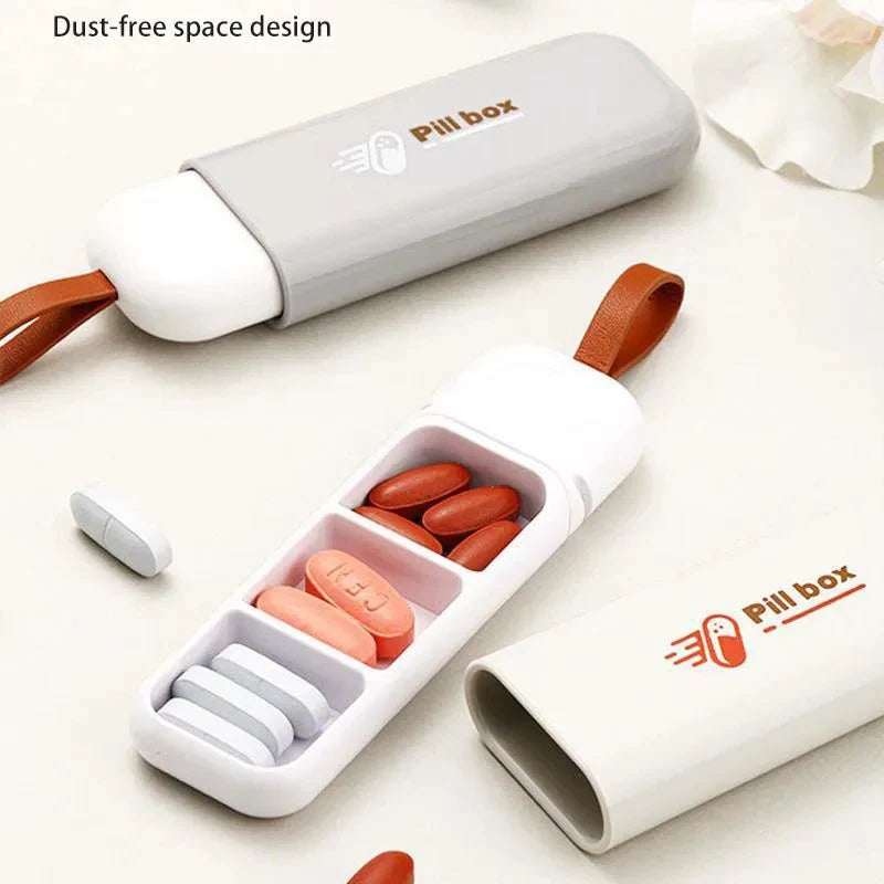 PILLTRIP – Travel Container Case Pill Box with Compact Size