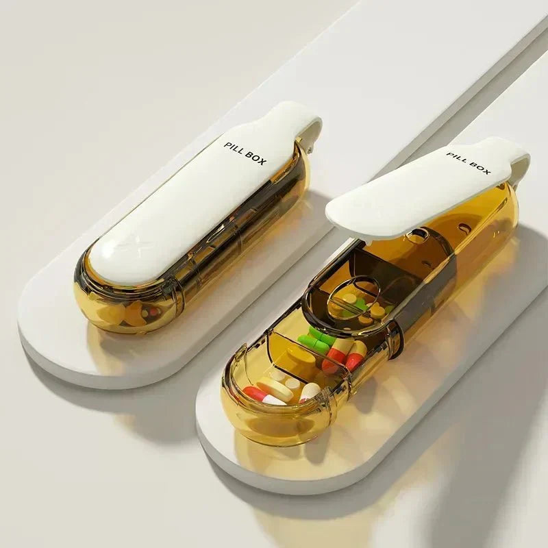 PILLTRIP – Travel Container Case Pill Box with Compact Size