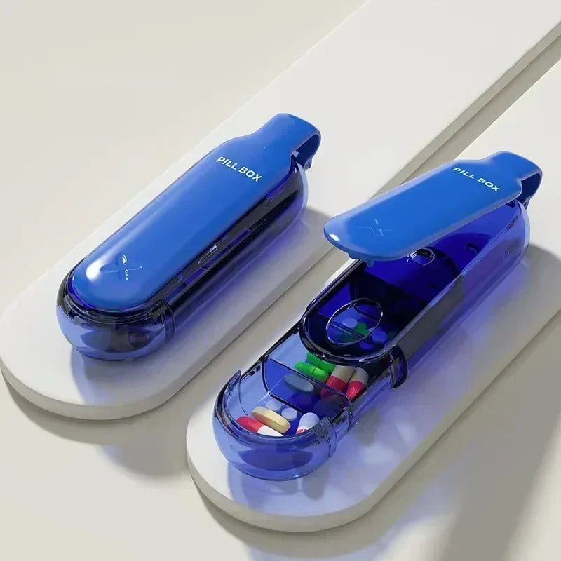 PILLTRIP – Travel Container Case Pill Box with Compact Size