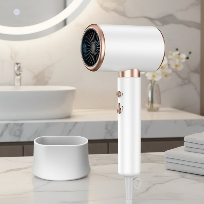 GLAMDRY – 2400W Ionic Hair Dryer for Fast, Frizz-Free & Shiny Styling