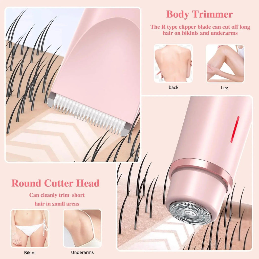 Electric Trimmer Waterproof Rechargeable Bikini Shaver