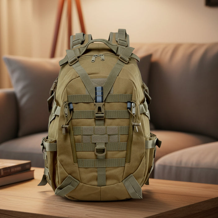 ROVEX 40L – Tactical Backpack with MOLLE System & Water-Resistant Design